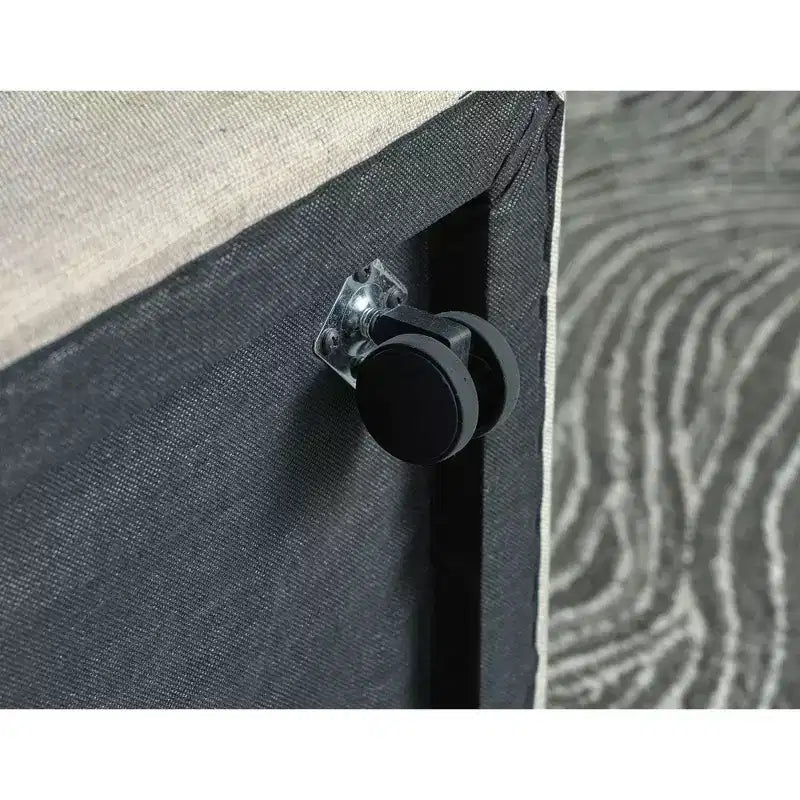 Chaise de salle à manger à roulettes, coloris avoine