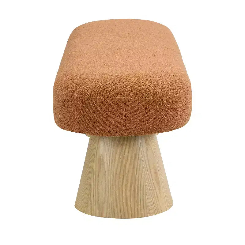 Tabouret de salle à manger moderne, multifonctionnel, rembourré en peluche bouclée