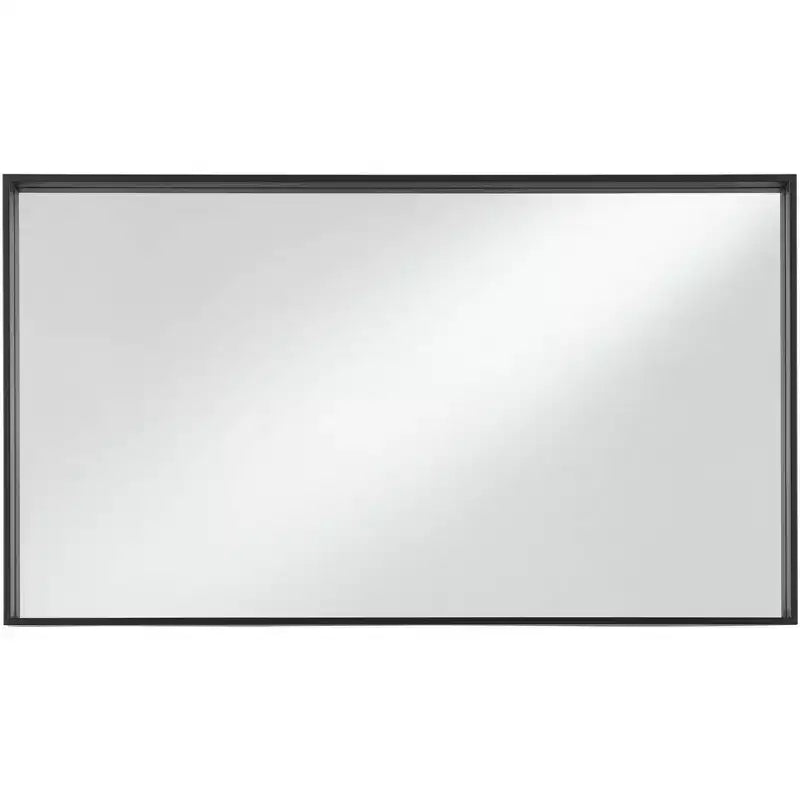 Miroirs muraux rectangulaires noirs mats 24 x 42