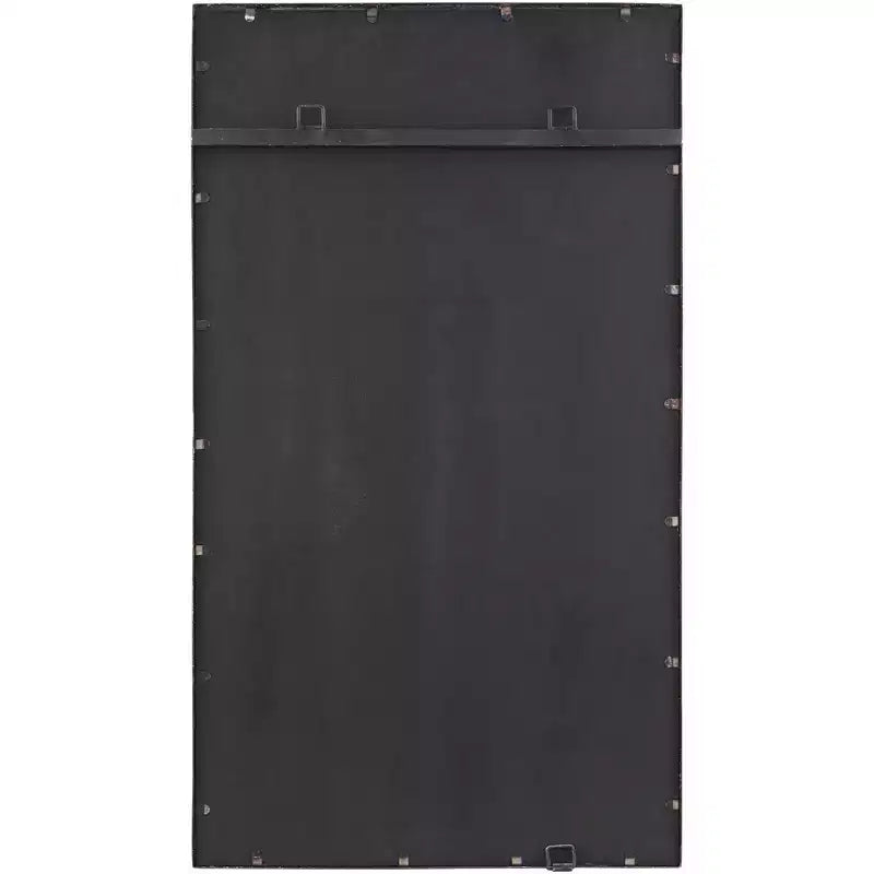 Miroirs muraux rectangulaires noirs mats 24 x 42