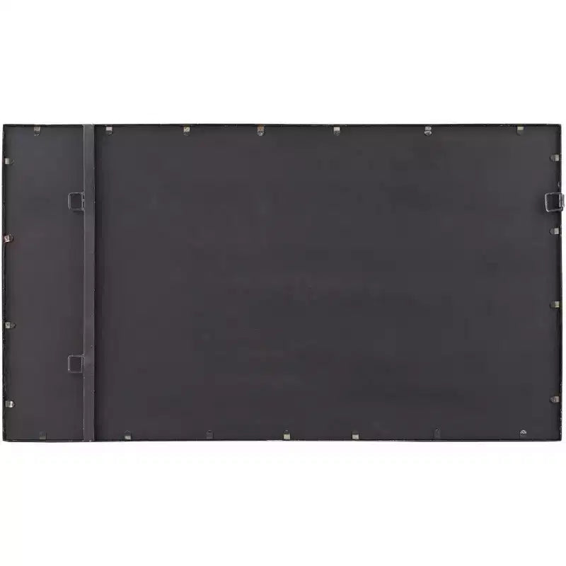 Miroirs muraux rectangulaires noirs mats 24 x 42