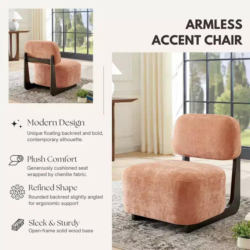 Fauteuil de salon rembourré moderne