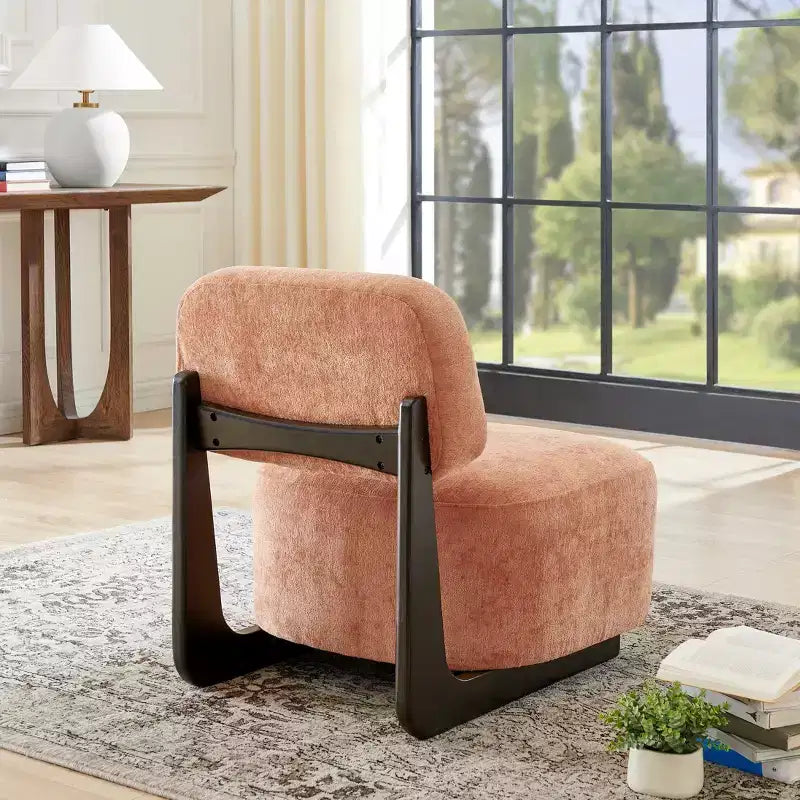 Fauteuil de salon rembourré moderne