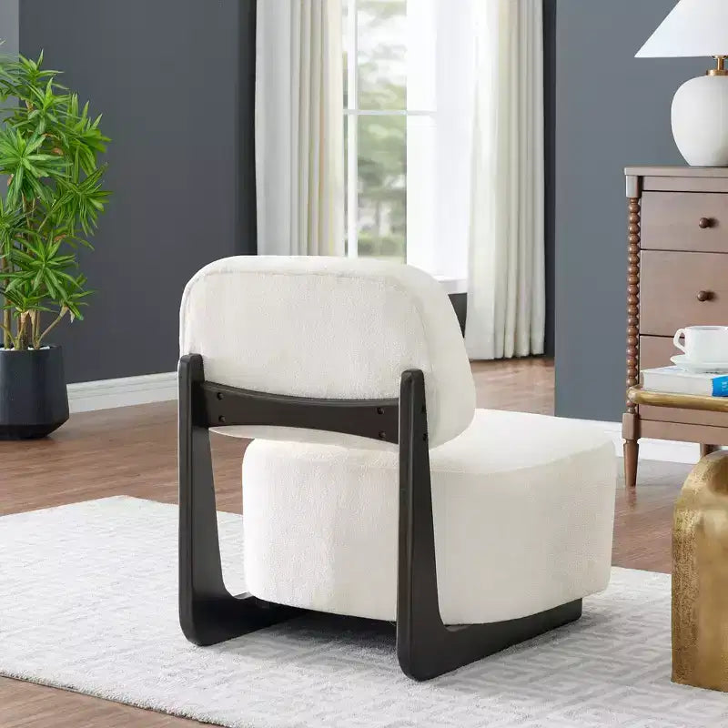 Fauteuil de salon rembourré moderne