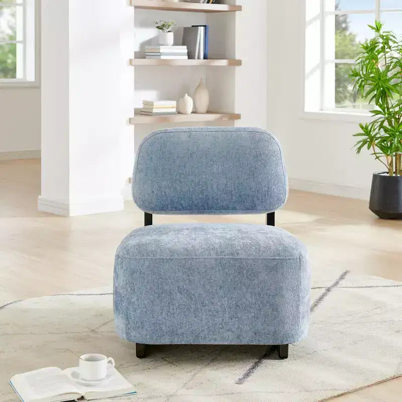 Fauteuil de salon rembourré moderne