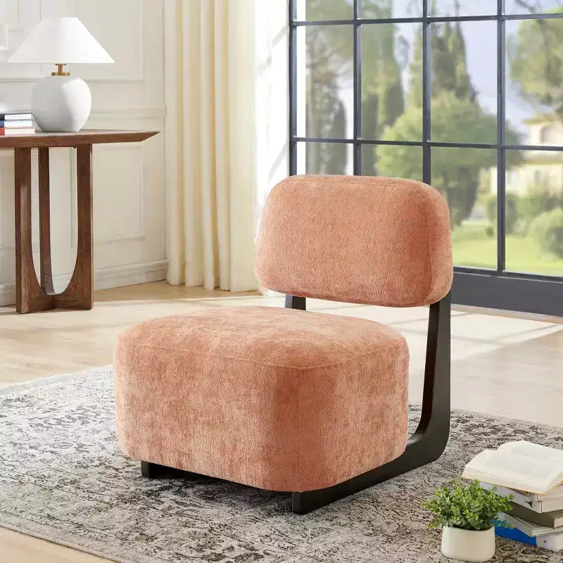 Fauteuil de salon rembourré moderne