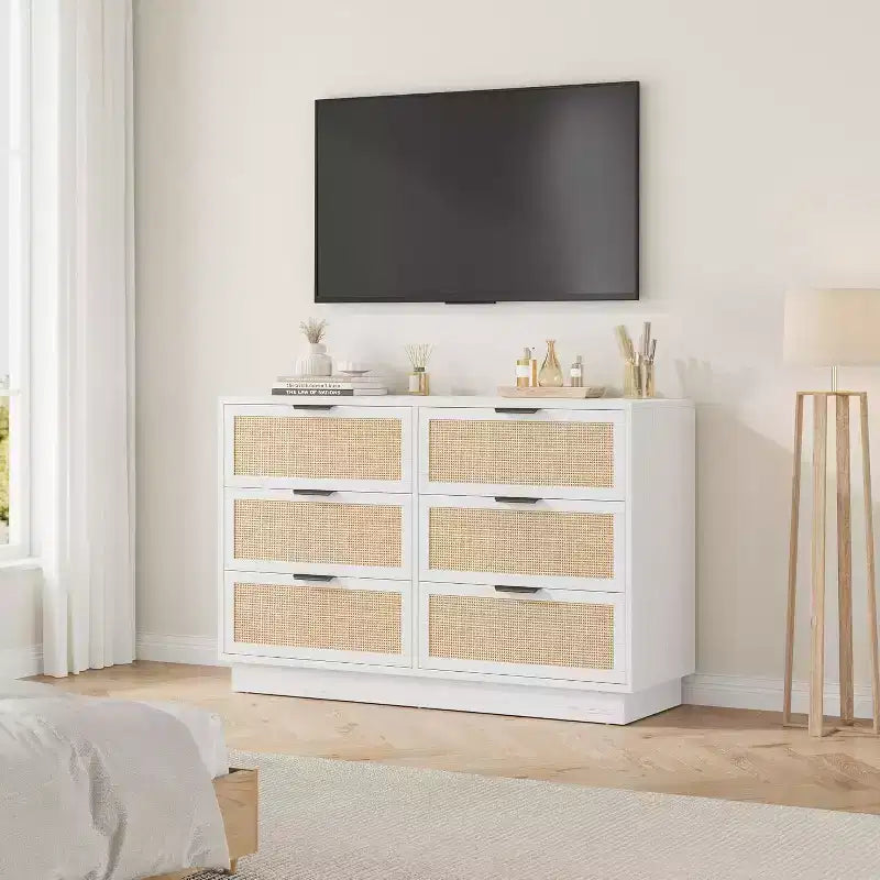 Commode tiroirs avec poignées dorées, meuble de rangement moderne en bois noir, large organisateur pour chambre à coucher, salon, couloir