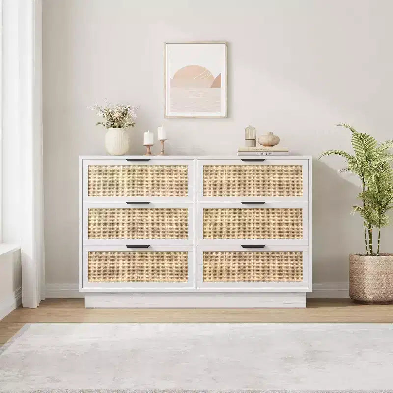 Commode tiroirs avec poignées dorées, meuble de rangement moderne en bois noir, large organisateur pour chambre à coucher, salon, couloir