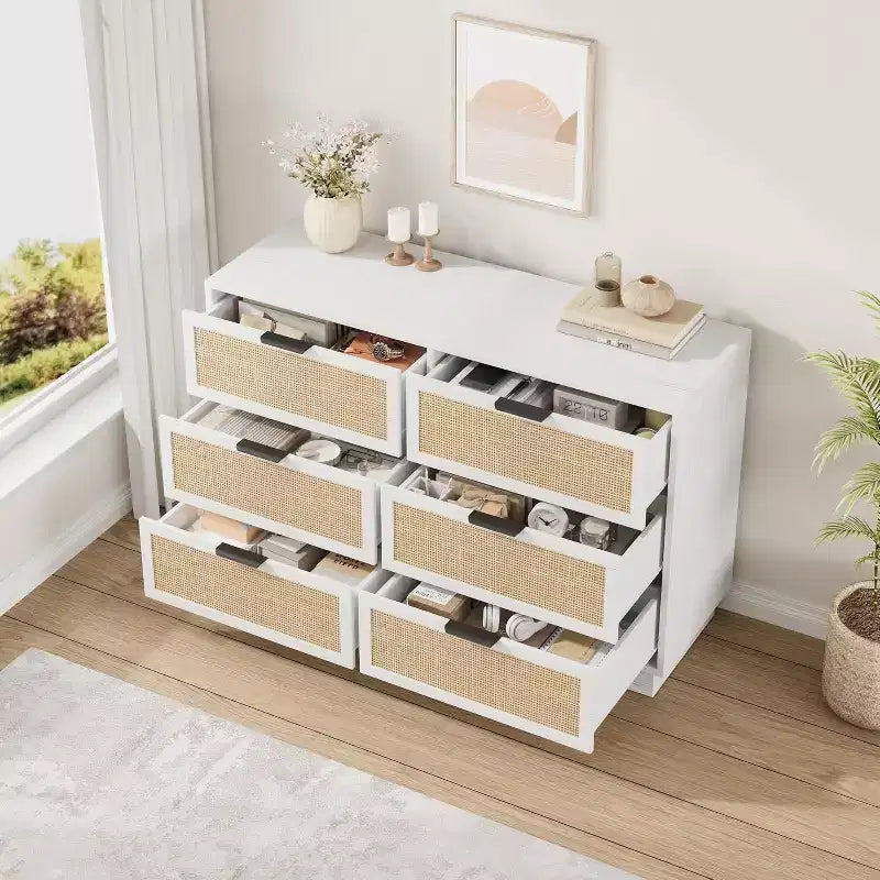 Commode tiroirs avec poignées dorées, meuble de rangement moderne en bois noir, large organisateur pour chambre à coucher, salon, couloir