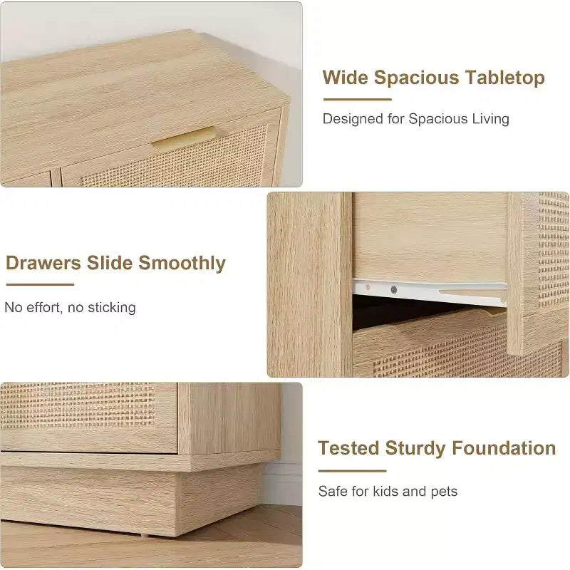 Commode tiroirs avec poignées dorées, meuble de rangement moderne en bois noir, large organisateur pour chambre à coucher, salon, couloir