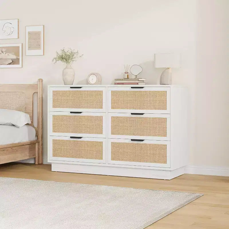 Commode tiroirs avec poignées dorées, meuble de rangement moderne en bois noir, large organisateur pour chambre à coucher, salon, couloir