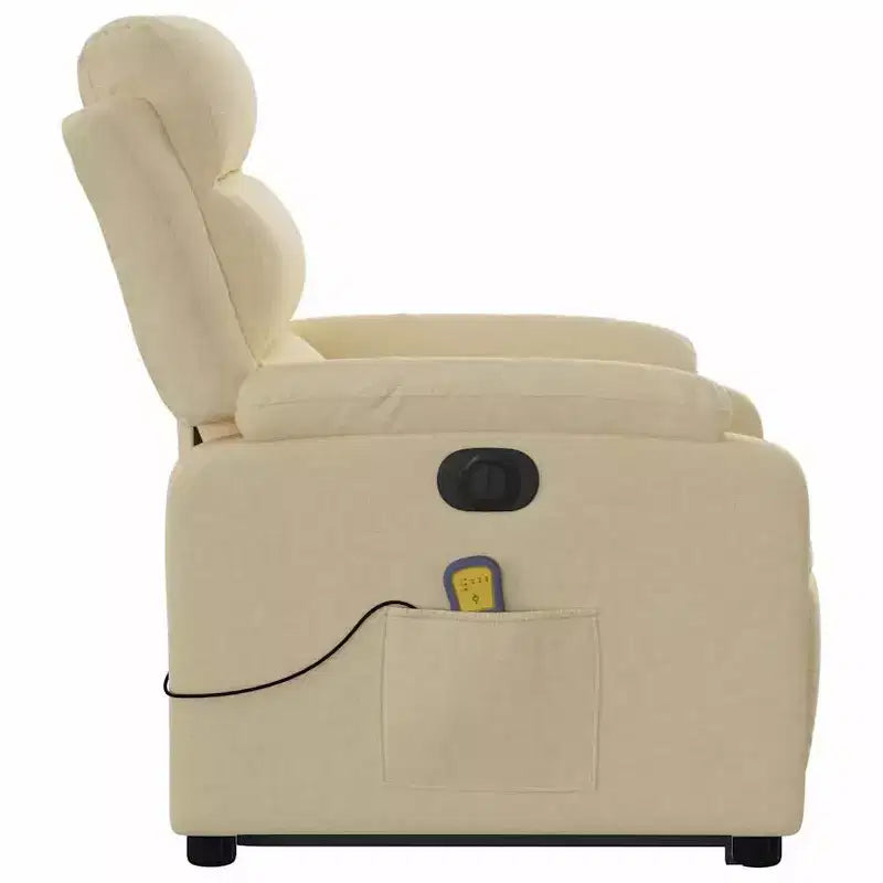 Fauteuil inclinable de massage relevable gris clair