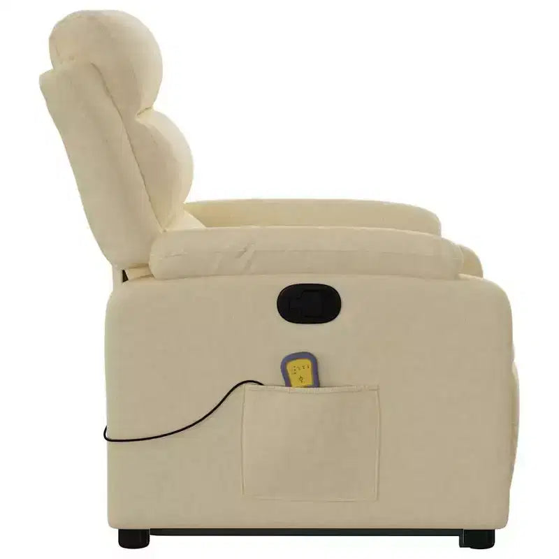 Fauteuil inclinable de massage relevable gris clair