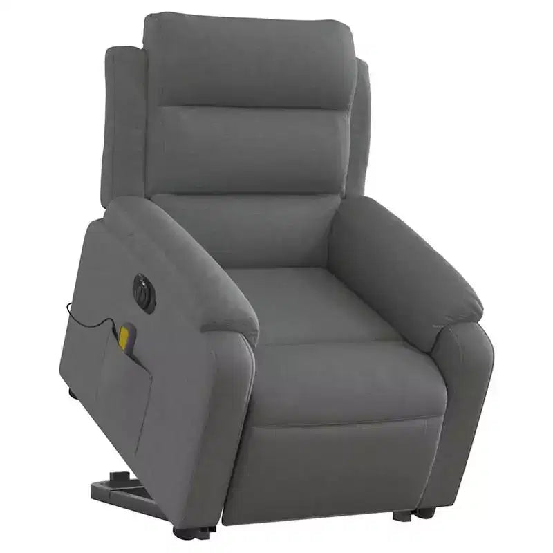 Fauteuil inclinable de massage relevable gris clair