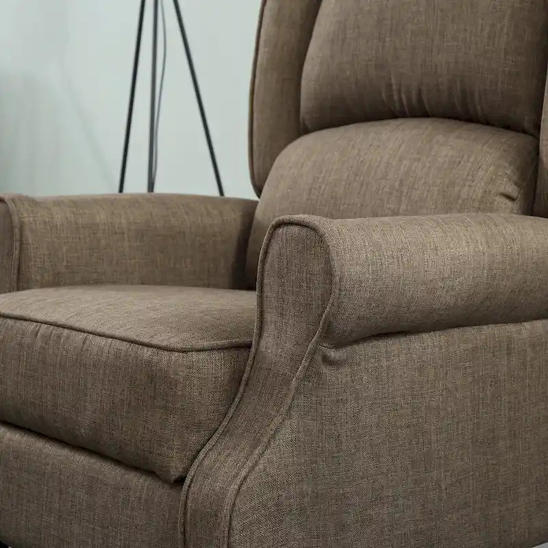 Heated Massage Recliner Chair with Lumbar Heating & Remote Controller