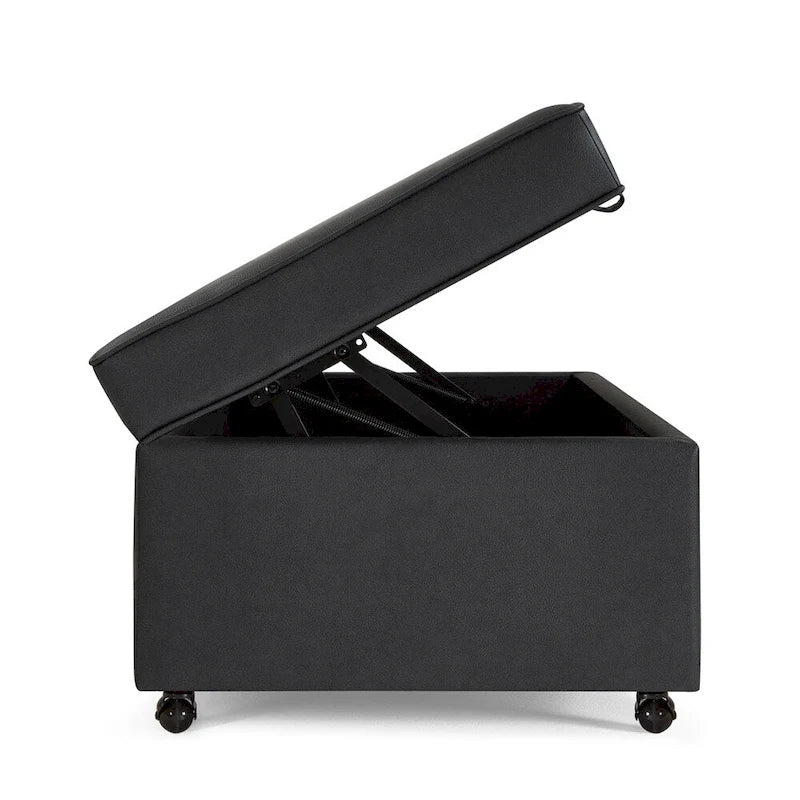 Modern Large Comfort Sofa Ottoman with Storage,Storage Ottoman