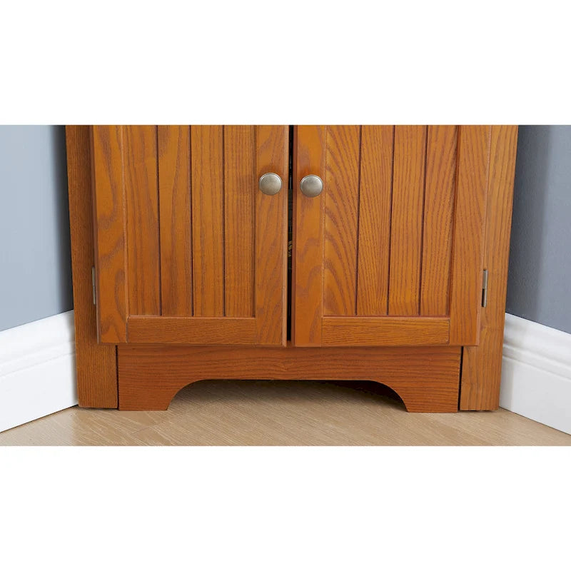 4-Tier 72 Corner Kitchen Pantry Storage Cabinet with 8 Doors Tall Cabinet,Corner Cabinet,Adjustable Shelves,bookshelf Cabinet