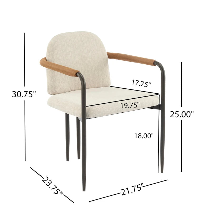 Christopher Knight Home - Logan Upholstered Dining Chair (Set of 2)