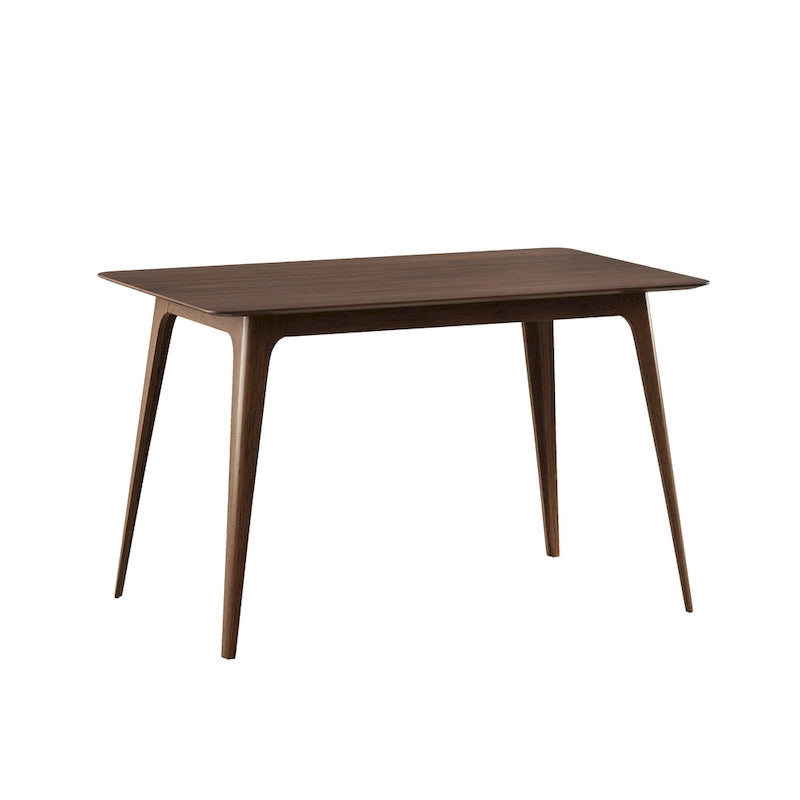 5 Piece Dining Table and Chair Set, Wooden Kitchen Furniture Set with Rectangular Table and 4 Upholstered Chairs