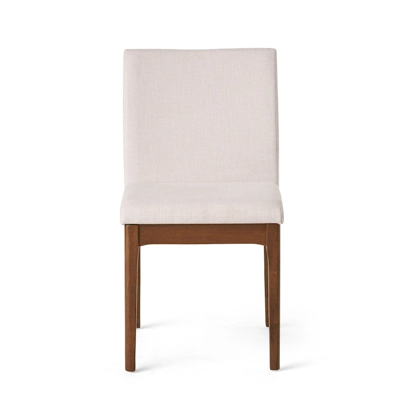 5 Piece Dining Table and Chair Set, Wooden Kitchen Furniture Set with Rectangular Table and 4 Upholstered Chairs
