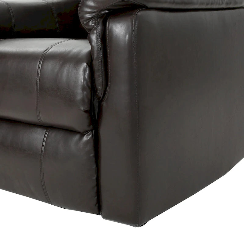 Roomfitters Fabric Glider Recliner with Swivel, Manual Reclining Chair