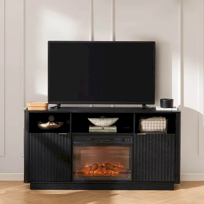 Mopio Brooklyn 59 Electric Fireplace TV Stand