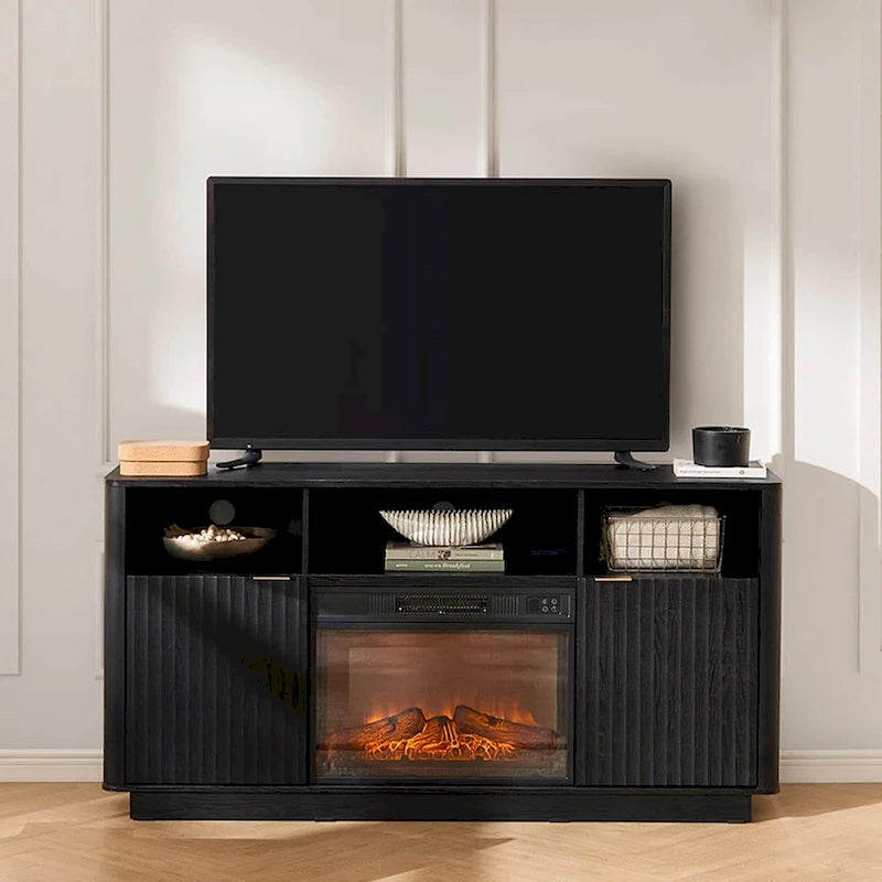 Mopio Brooklyn 59 Electric Fireplace TV Stand