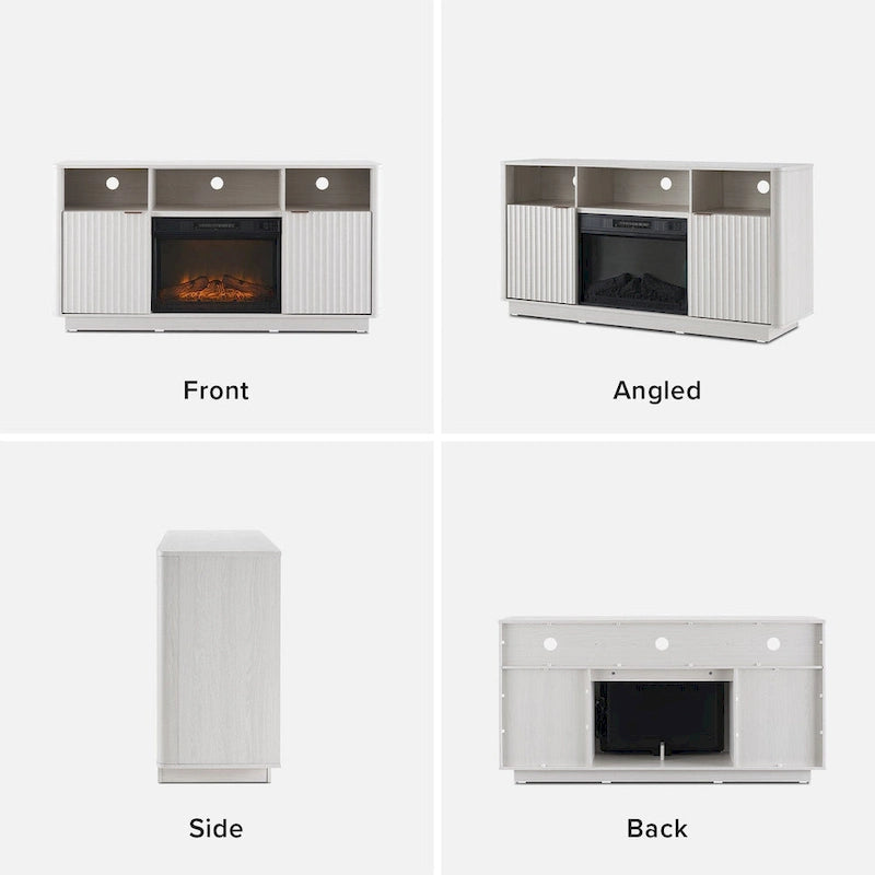 Mopio Brooklyn 59 Electric Fireplace TV Stand