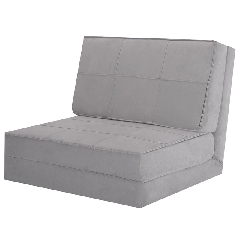 Costway Convertible Fold Down Chair Flip Out Lounger Sleeper Bed Couch