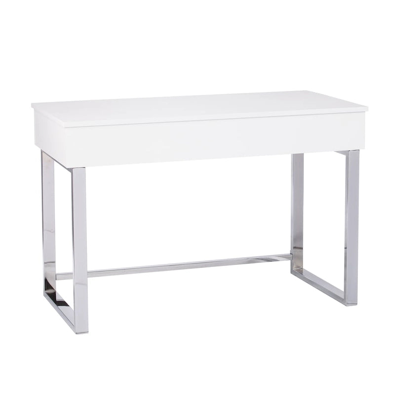 SEI Furniture Ida White Adjustable Height Sit/ Stand Desk