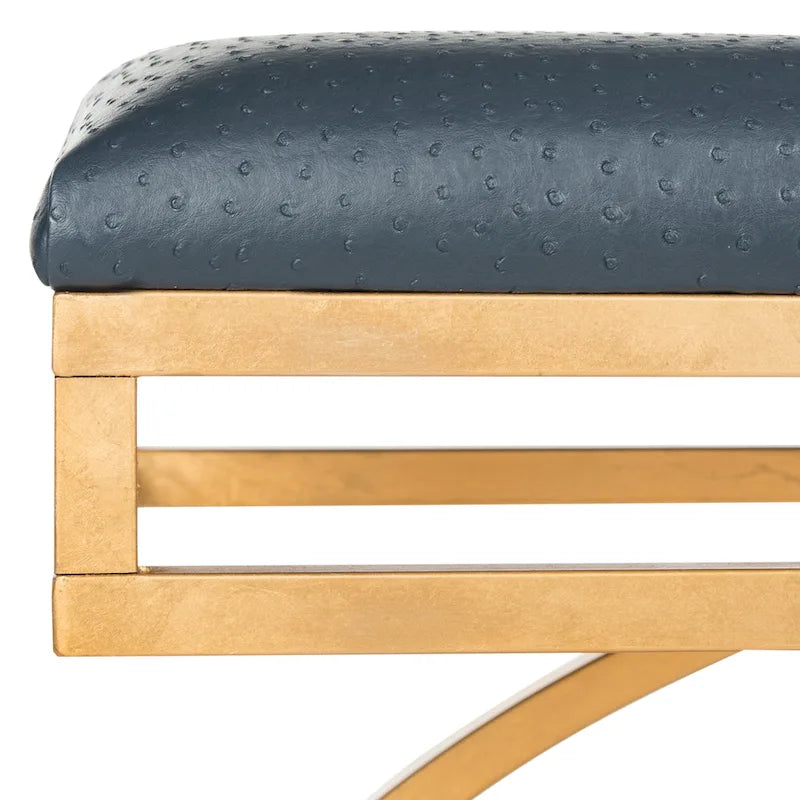 SAFAVIEH Belinda Modern Glam Arc Bench - 38 x 18 x 18.3 - 38Wx18Dx18H