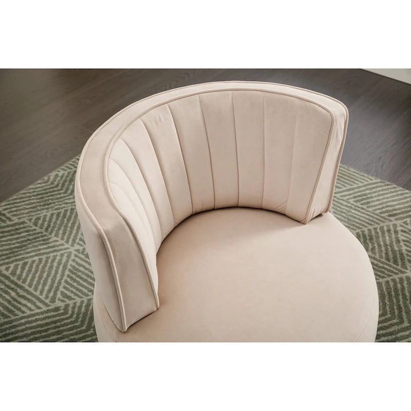 360 Degree Swivel Cuddle Barrel Accent Chair