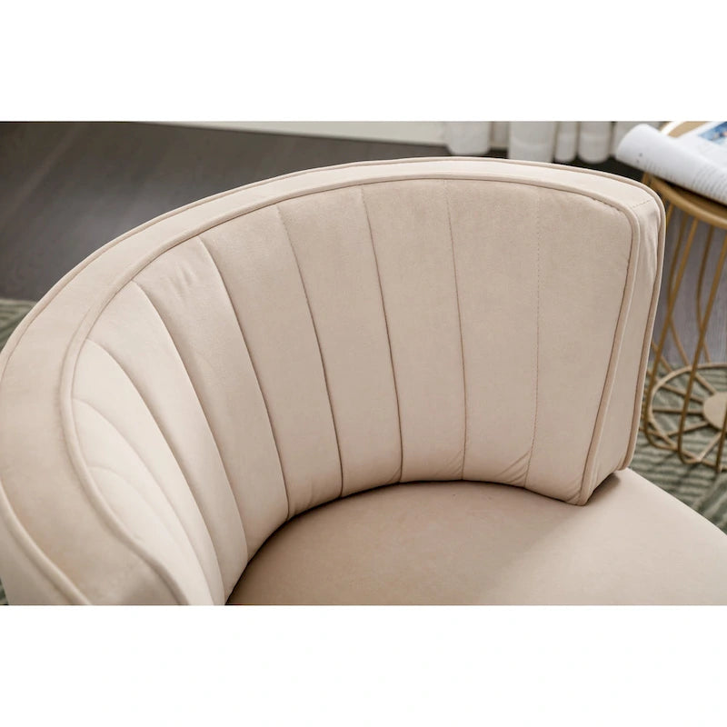 360 Degree Swivel Cuddle Barrel Accent Chair