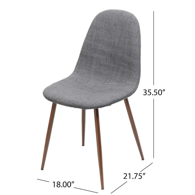 Caden Mid-century Dining Chairs (Set of 2) by Christopher Knight Home