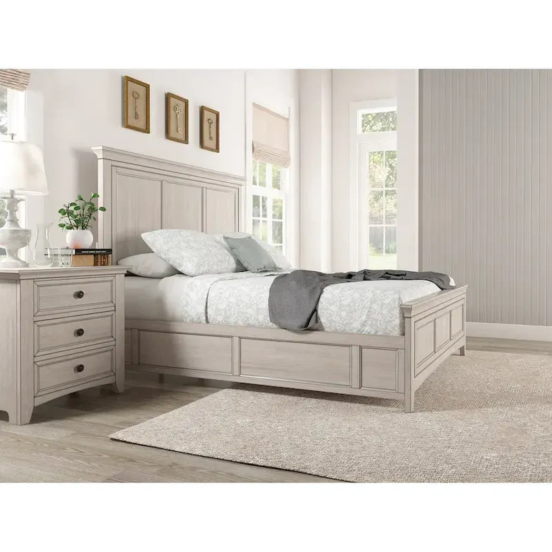 Varenna Wood Panel Bed