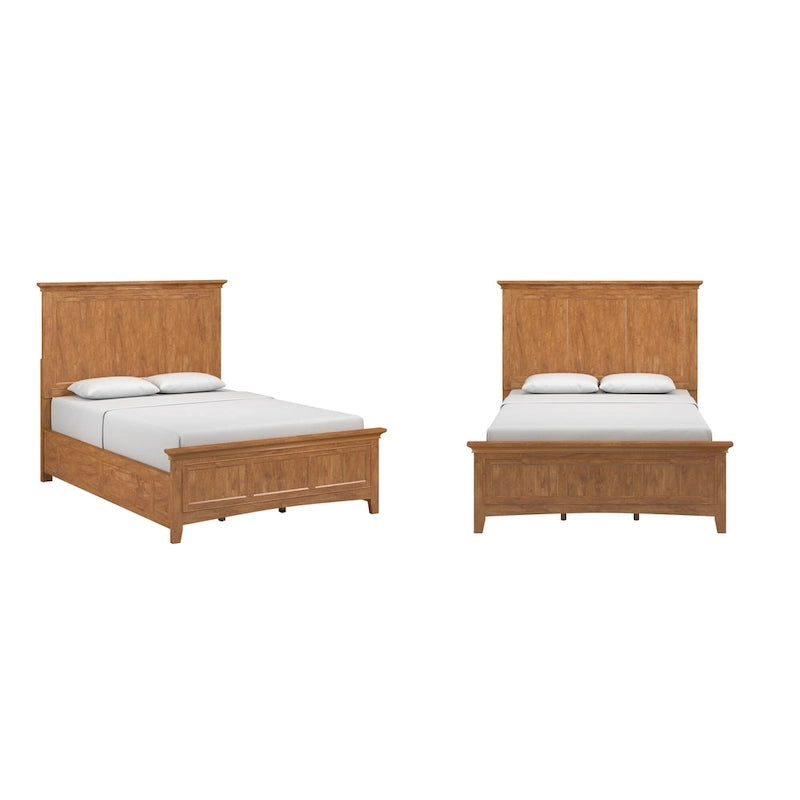 Varenna Wood Panel Bed