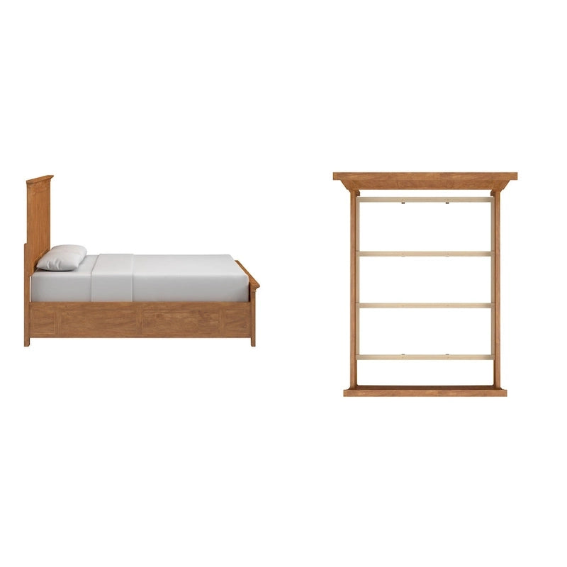 Varenna Wood Panel Bed