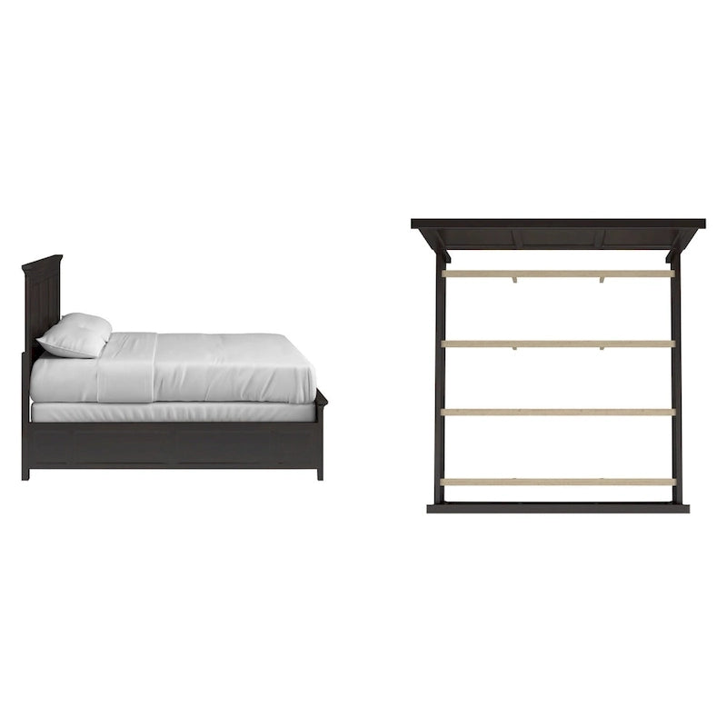 Varenna Wood Panel Bed