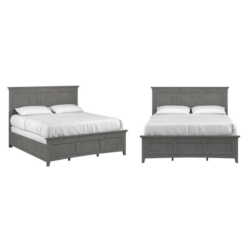 Varenna Wood Panel Bed