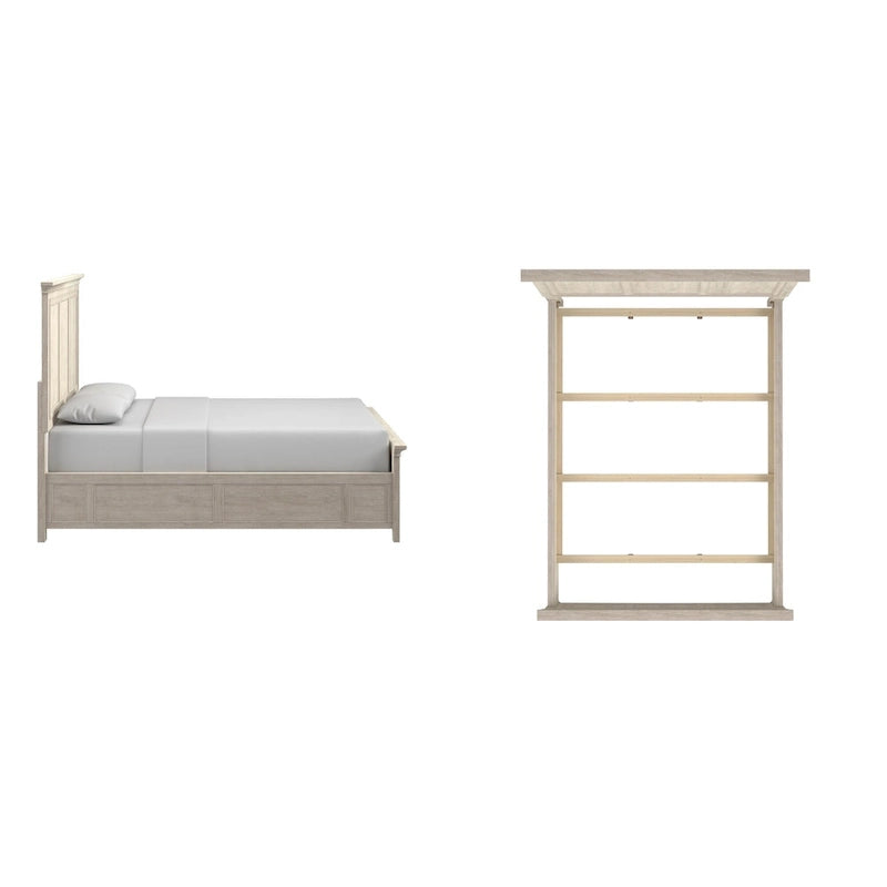 Varenna Wood Panel Bed