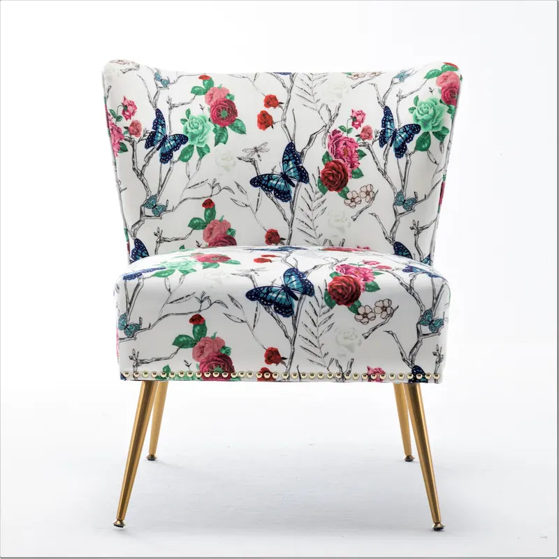Friant 25W Microfiber Upholstered Slipper Chair