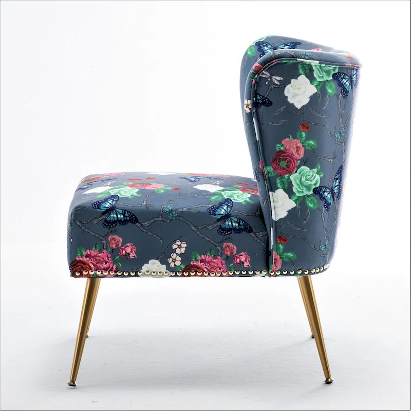 Friant 25W Microfiber Upholstered Slipper Chair