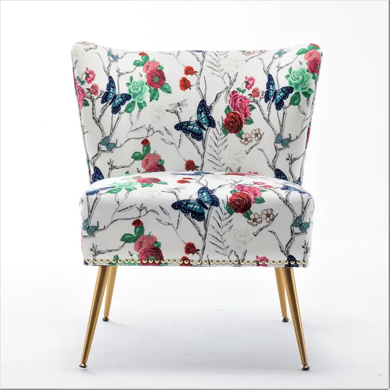 Friant 25W Microfiber Upholstered Slipper Chair