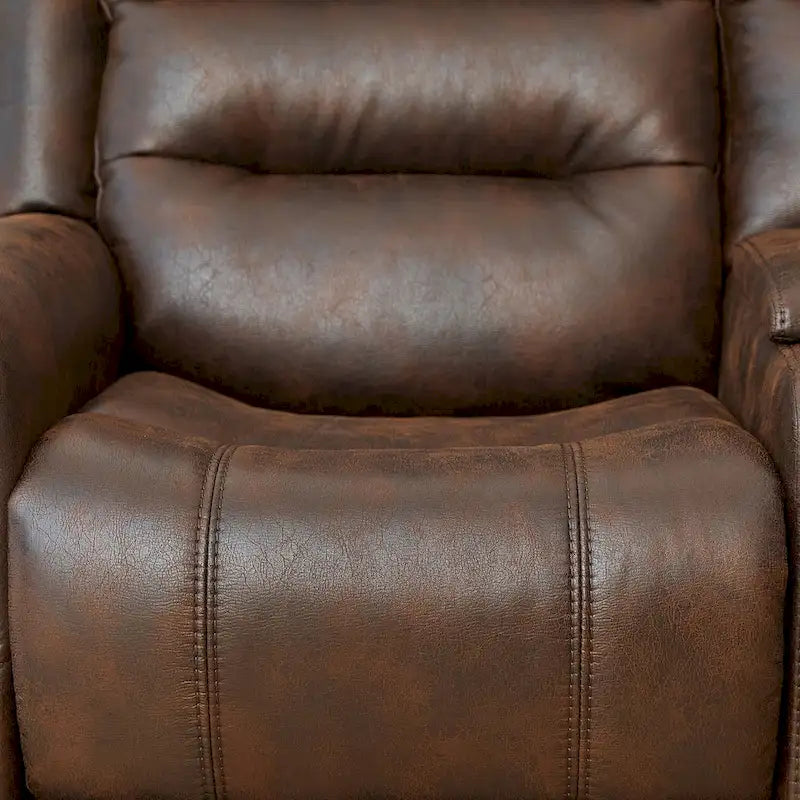 Power Sofa Loveseat Recliner Adjustable Headrest High Back Nailhead