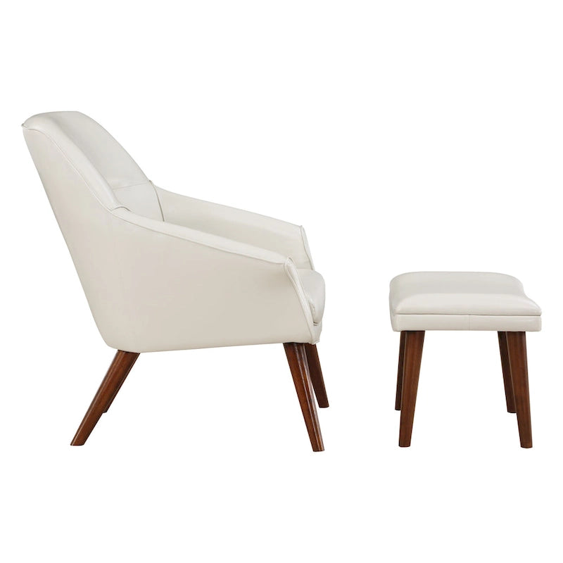 Waneta Chair and Ottoman