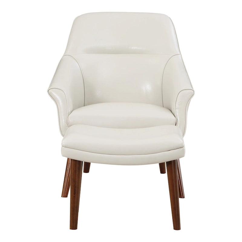Waneta Chair and Ottoman