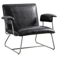 Corvus Deborah Bonded Leather Lounge Arm Chair