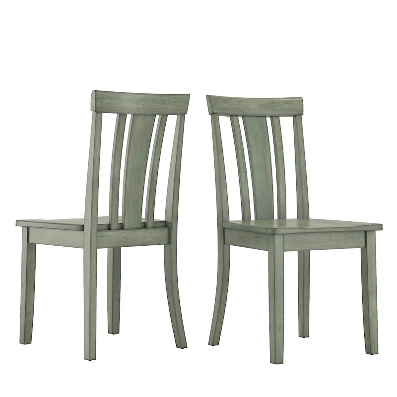 Wilmington II 48-Inch Rectangular Antique Sage Green 5-Piece Dining Set by iNSPIRE Q Classic
