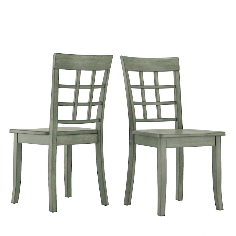 Wilmington II 48-Inch Rectangular Antique Sage Green 5-Piece Dining Set by iNSPIRE Q Classic