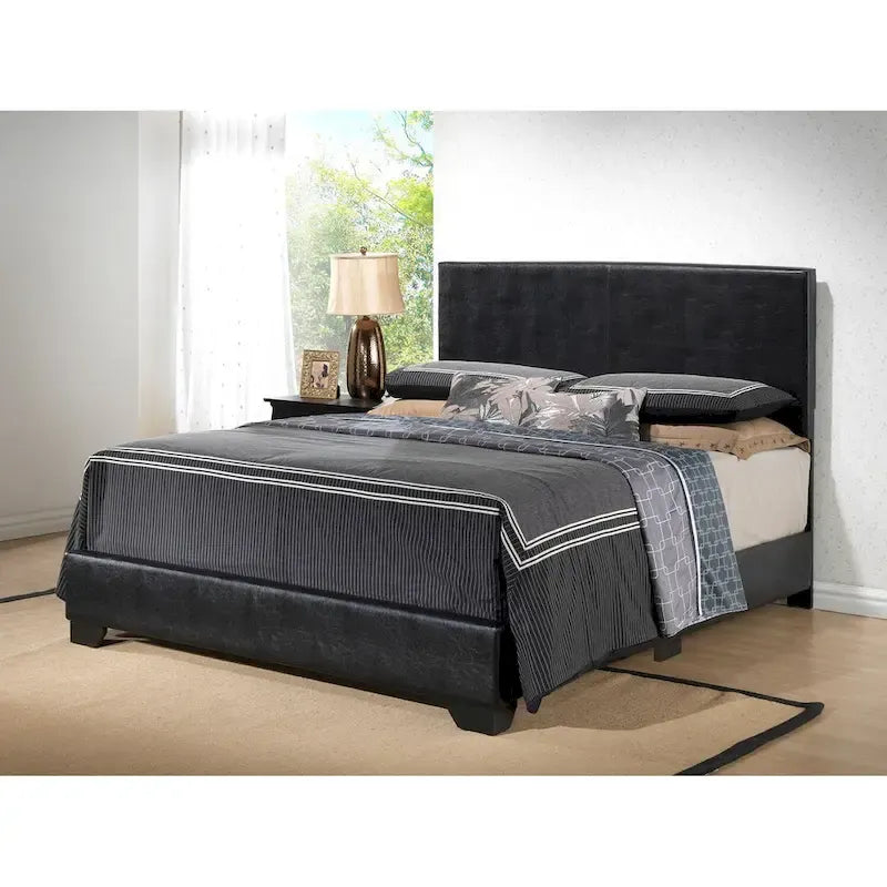 Aaron Upholstered Queen Panel Bed